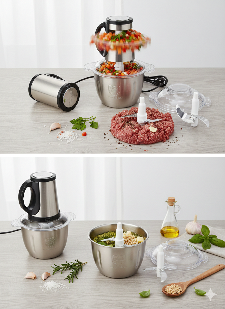 Kitchen Expert Gourmet Cuisine 3L Multi-Function Food Blender & Chopper - Image 3